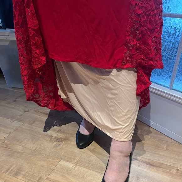 NWT US 16 Addition Elle Evening/Formal Red Dress - Picture 6 of 14